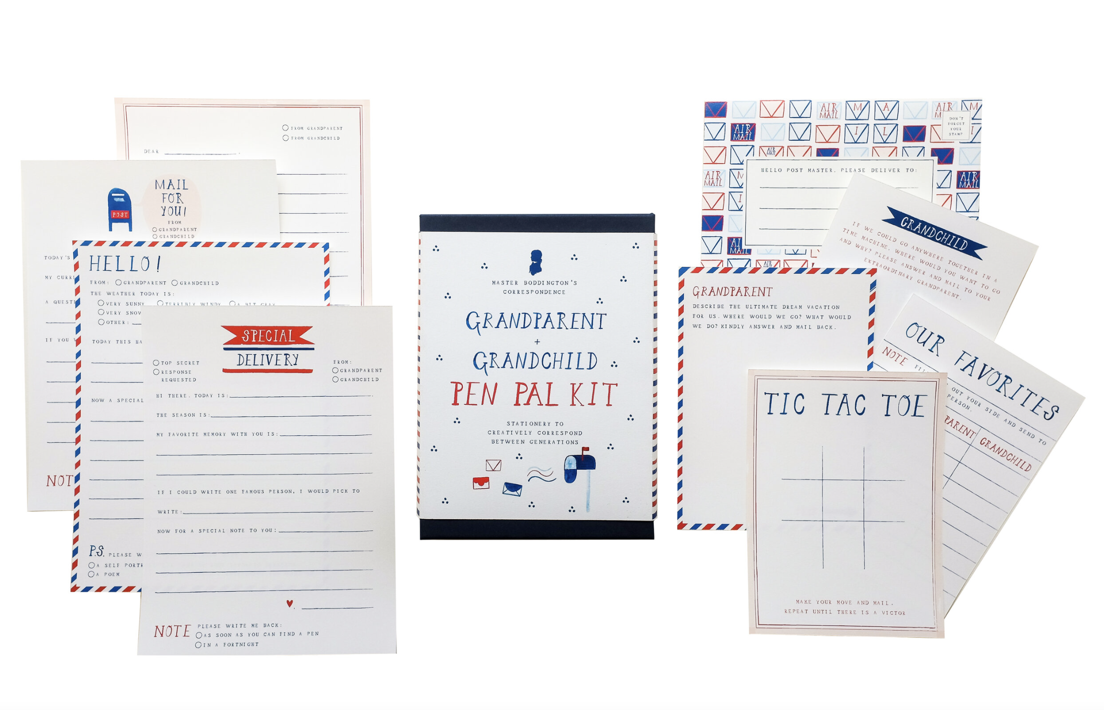 Grandparent + Grandchild Pen Pal Kit